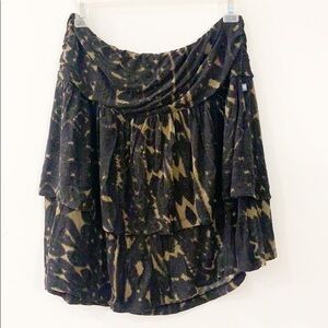 𝅺DEPT. Layered Jersey Tie Dyed Skirt.